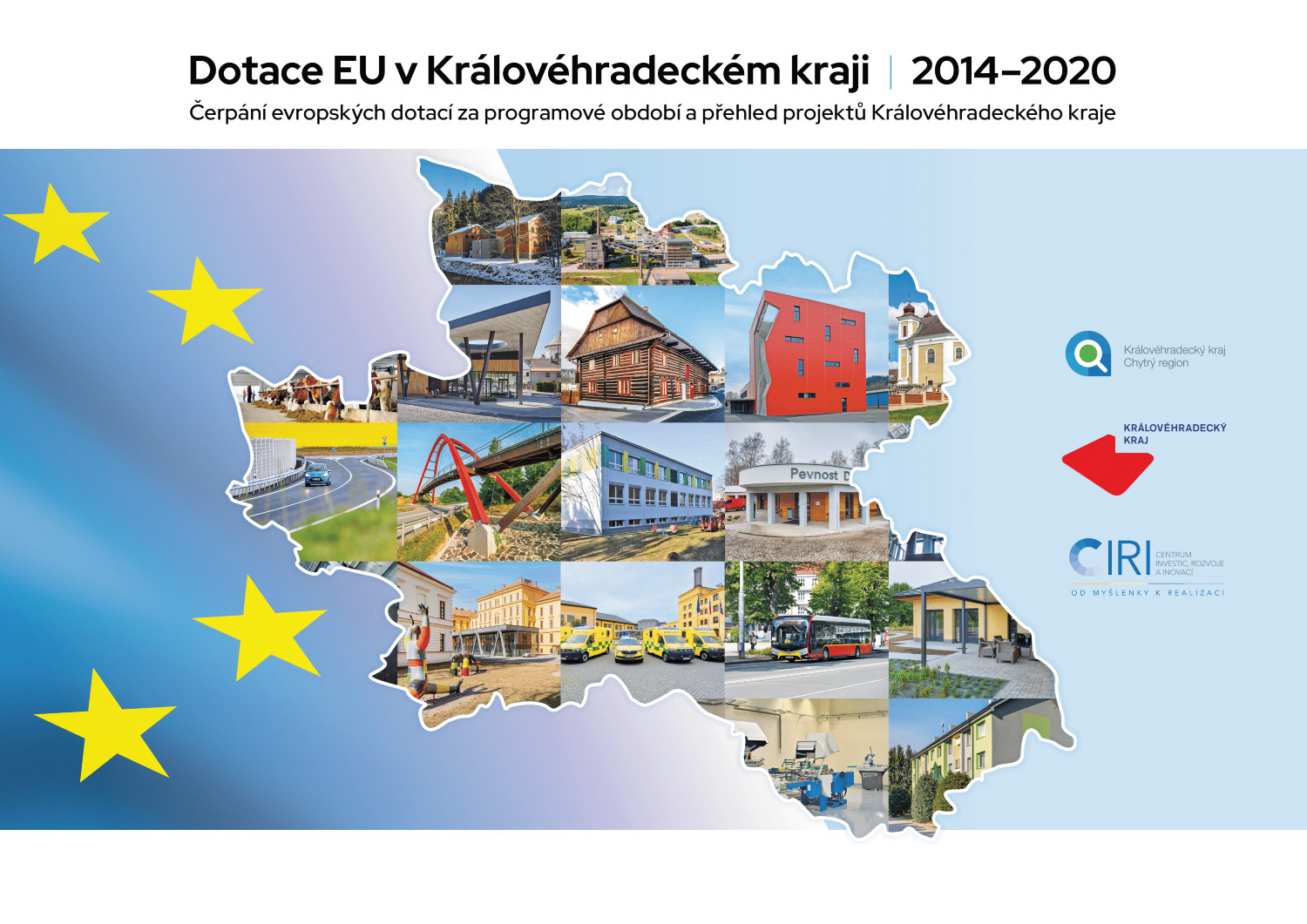 Nová publikace shrnující čerpání dotací EU v Královéhradeckém kraji v období 2014–2020